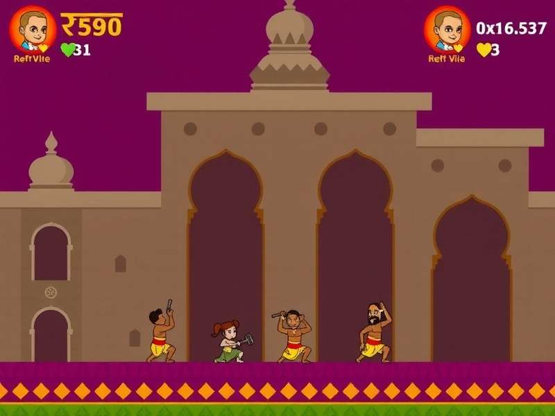 Experience Authentic Rajasthani Music Gameplay Rajasthani Rhythm Gameplay Screenshot